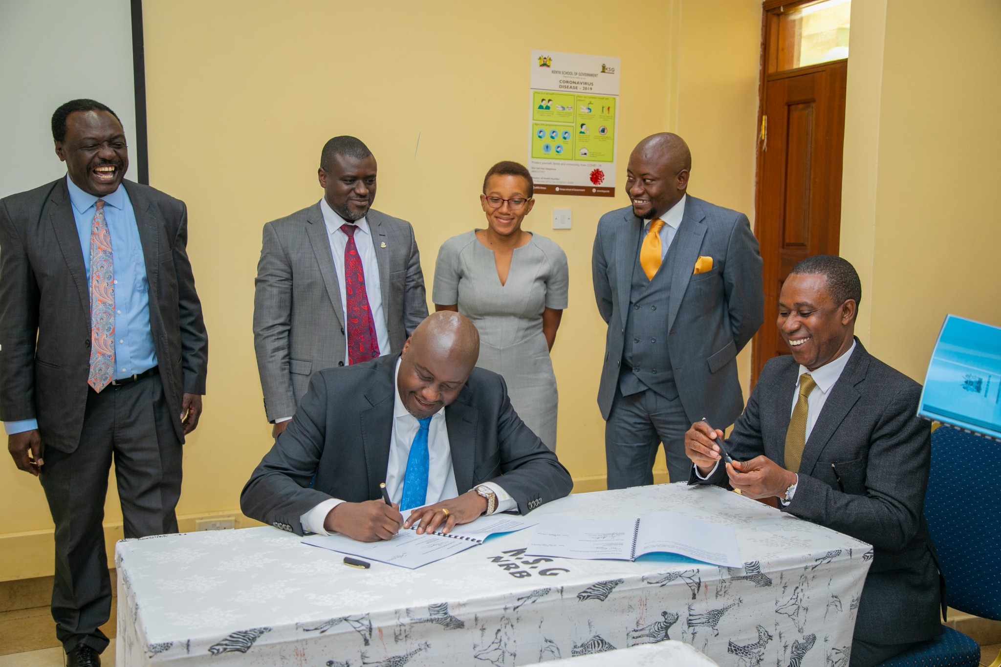 Signing of Performance Contracts with the Heads of Department/Units (HODs) in the State Department for Public Service for the Financial Year 2023/2024. 