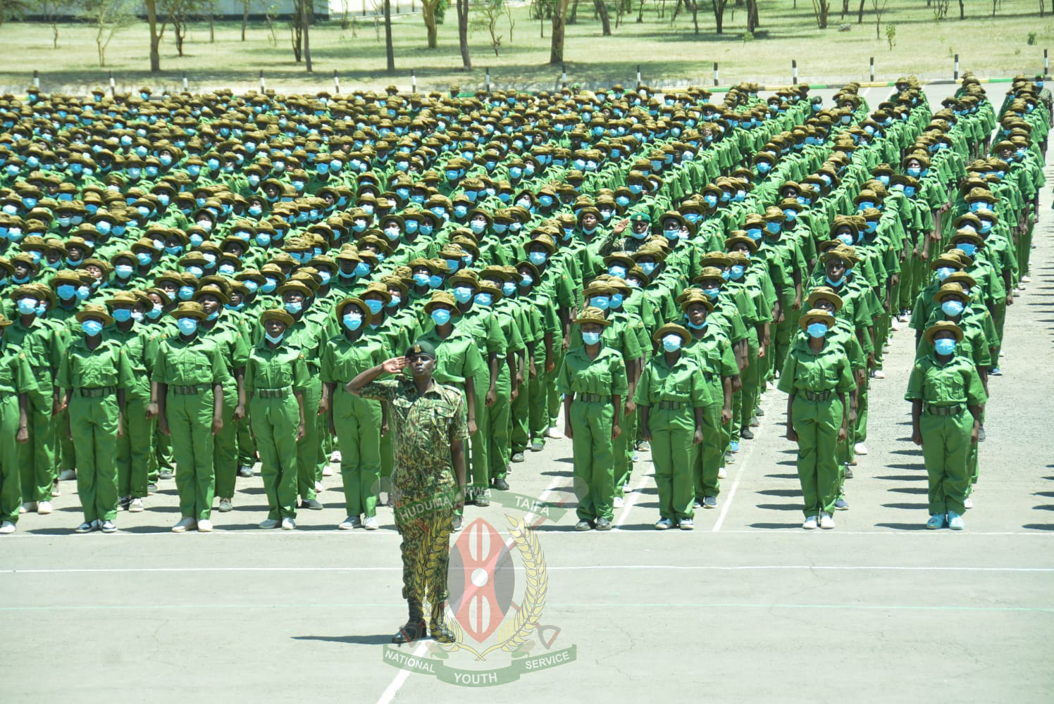 Official opening of the recruits training.