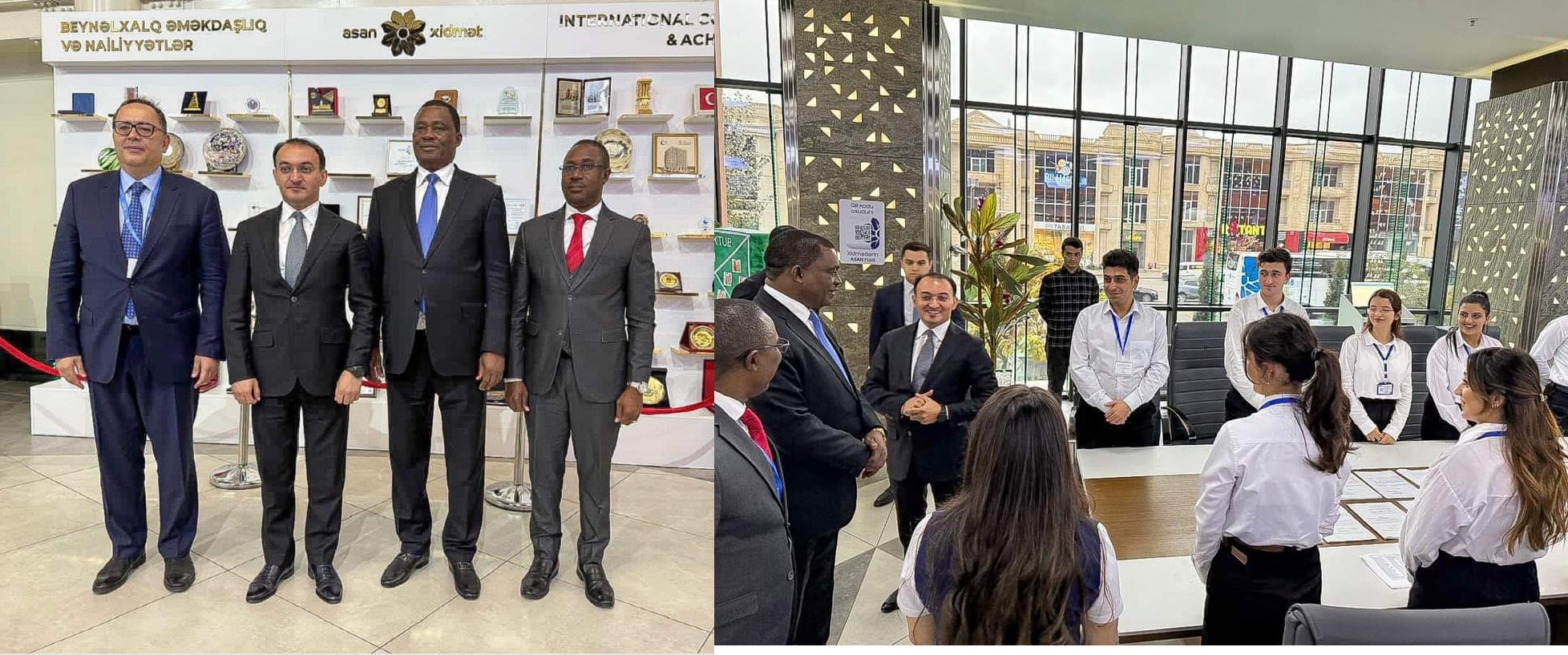 Hon Muturi in Baku, Azerbaijan. 