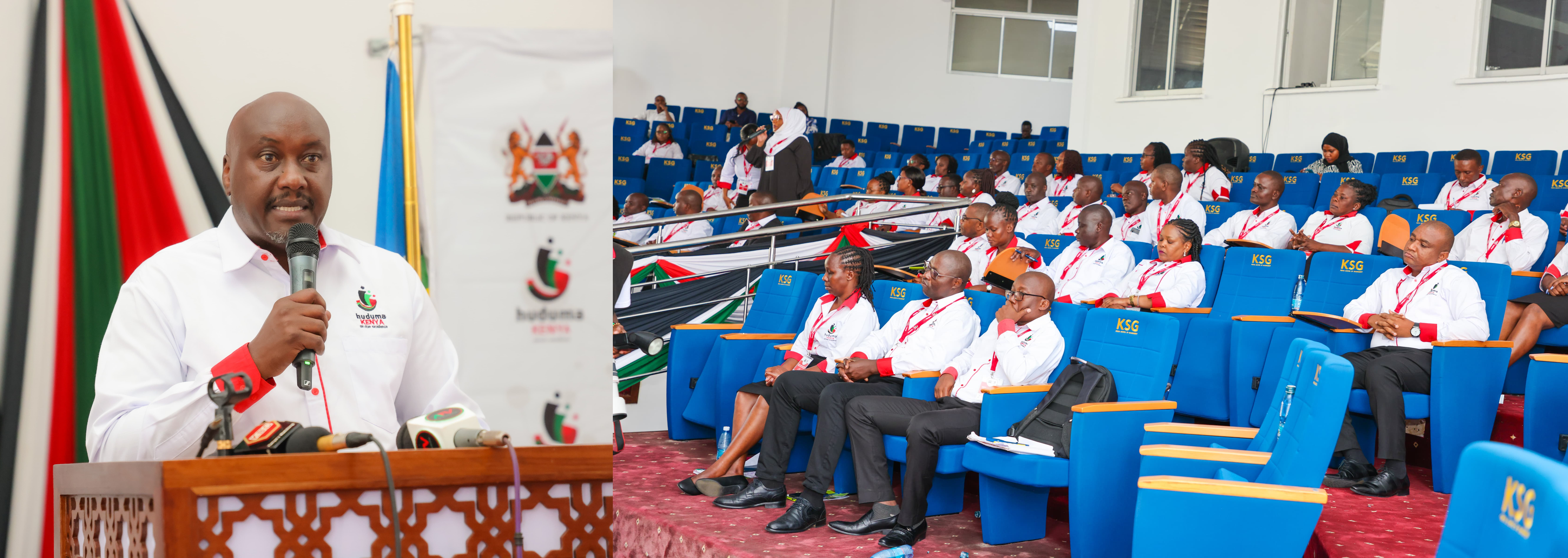 PS with Centre Managers  during a conference in Mombasa