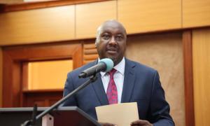 CS for Public Service and Human Capital Development Justin Muturi joined President William Ruto at the official launch of the Strategic Framework for the National Police Service, Kenya Prisons Service, and National Youth Service held at the Kenya School of Government, Lower Kabete