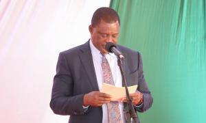 CS for Public Service and Human Capital Development Justin Muturi joined President William Ruto at the official launch of the Strategic Framework for the National Police Service, Kenya Prisons Service, and National Youth Service held at the Kenya School of Government, Lower Kabete