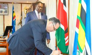 Courtesy Call By H.E. Mr. Sultan Hajiyev, Ambassador Of The Republic Of Azerbaijan To Kenya