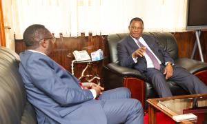 Rwanda's High Commissioner To Kenya Mr. Martin Ngoga Paid A Courtesy Call To Cabinet Secretary Hon J. B Muturi