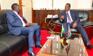 Rwanda's High Commissioner To Kenya Mr. Martin Ngoga Paid A Courtesy Call To Cabinet Secretary Hon J. B Muturi