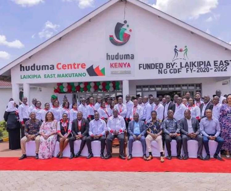 Launch of the 53rd Huduma centre at Makutano town.