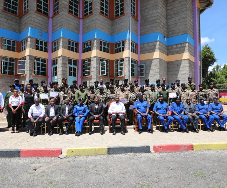 Closing of the inaugural Huduma Kenya Customer Service Excellence and Security training.