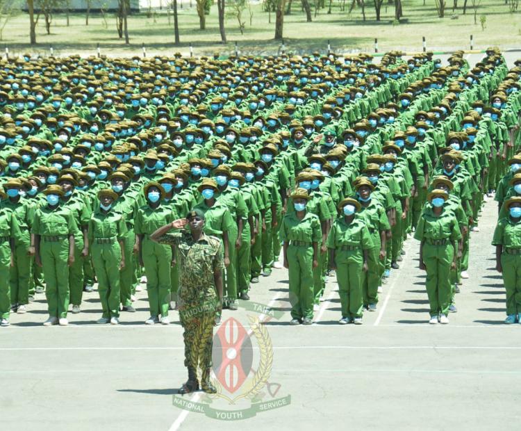 Official opening of the recruits training.