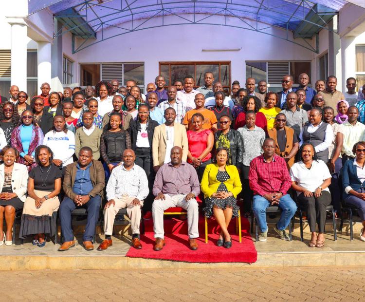 Principal Secretary for Public Service Mr Amos Gathecha officially closed the TOT Programme for the Payroll Module of Kenya’s Human Resource Information System (HRIS-Ke).