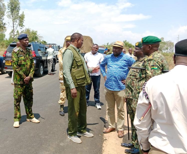 CS inspects progress of Seme Road construction by NYS