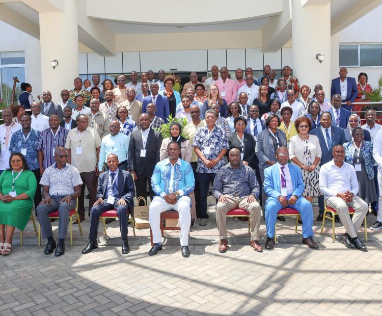 CS in a group photo with Heads of Africa School of Governments